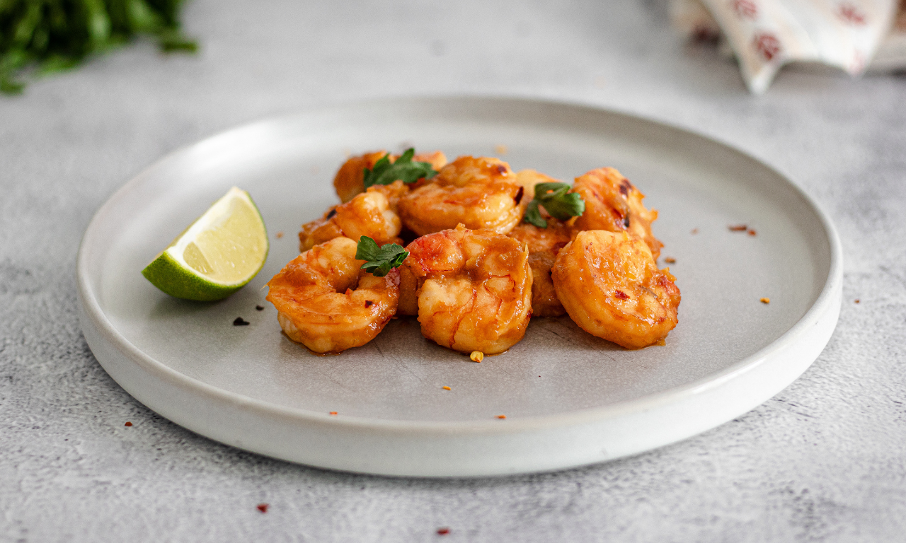 Sweet and Zesty Tiger Prawns