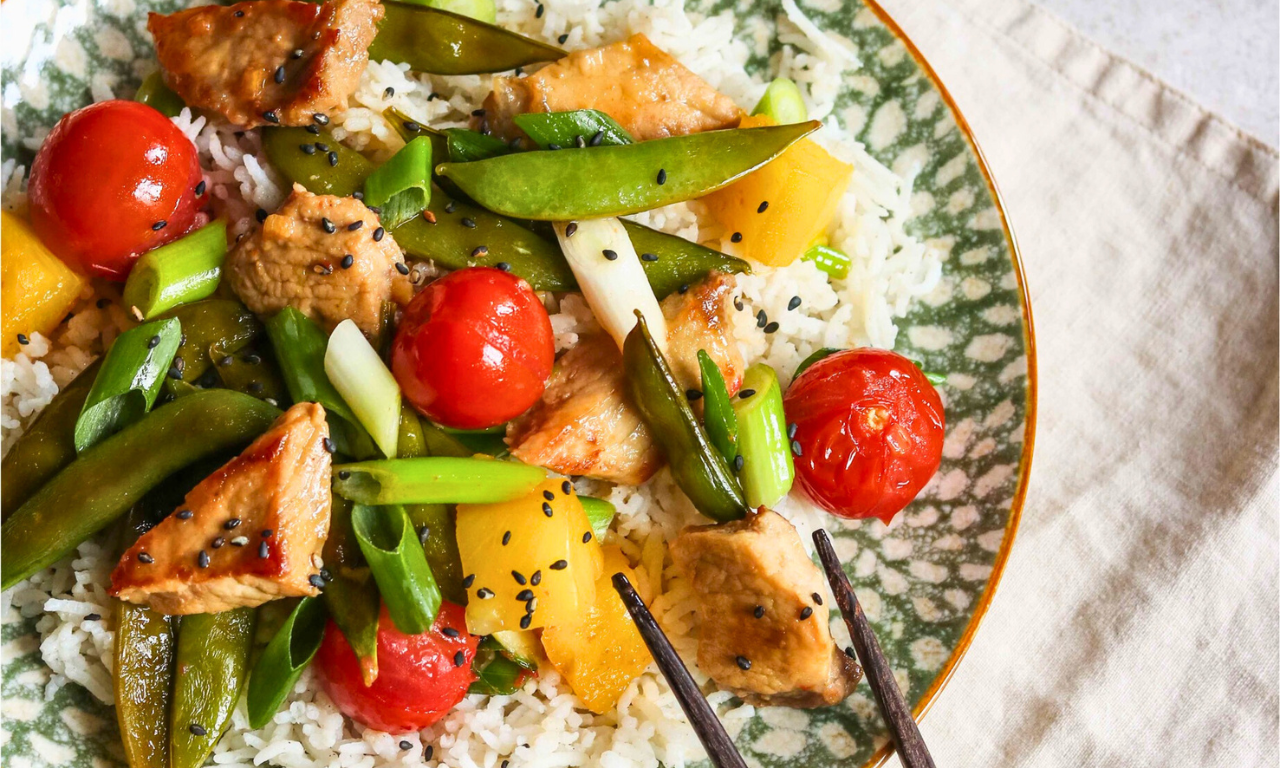Asian Sweet & Sour Pork Stir-Fry