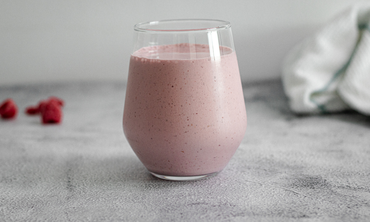 Cherry Raspberry Protein Smoothie