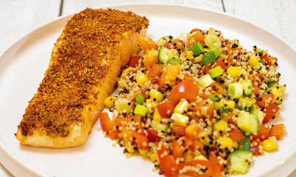 Cajun Salmon & Quinoa Salad