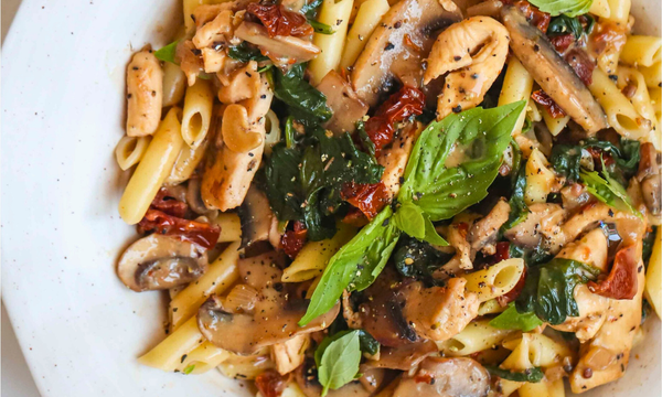 Chicken Mushroom & Tomato Pasta