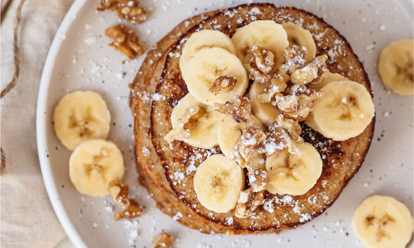 Cottage Cheese & Cinnamon Pancakes