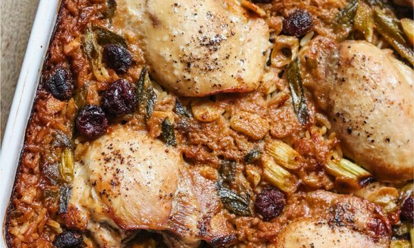 Hoisin Rice with Chicken Thighs