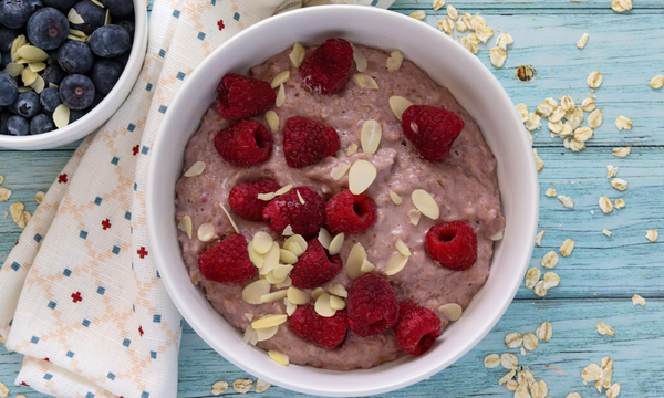 Raspberry & Vanilla Protein Porridge