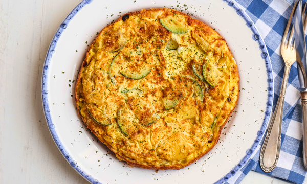 Spanish Omelet with Zucchini